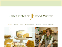 Tablet Screenshot of janetfletcher.com